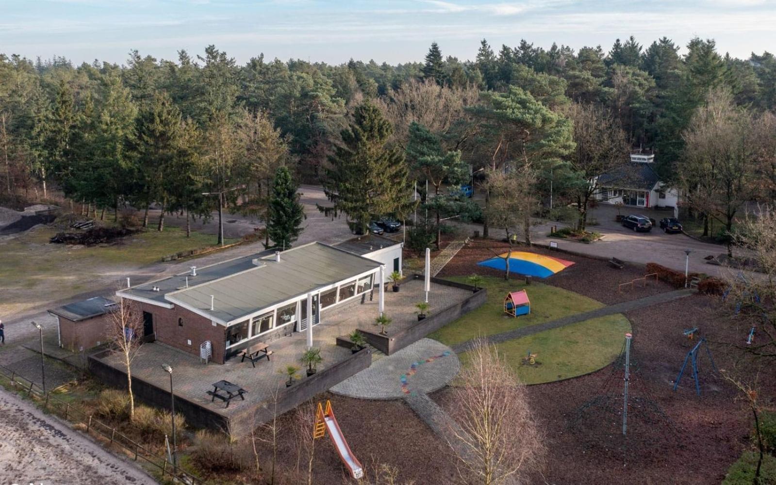 Sfeervol Chalet In Het Bos 넌스피트 외부 사진